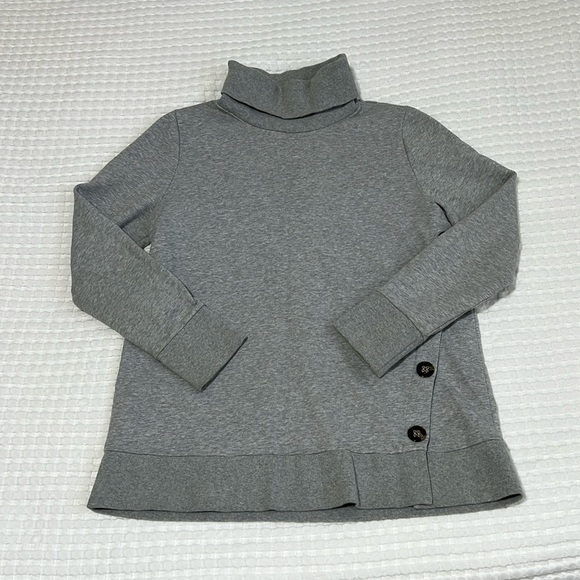 Soft Surroundings Gray Lidia Turtleneck Sweater - Picture 2 of 12